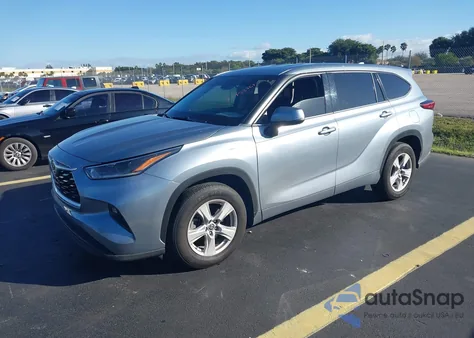 2021 Toyota Highlander Le from USA, damaged, VIN 5TDZZRAH5MS075544